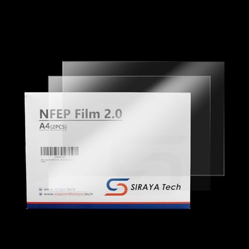 Siraya Tech 2 Pcs NFEP Film 2.0 A4 for Resin 3D Printing