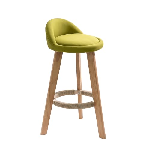 DODOSOSO �J�E���^�[�`�F�A ����60cm �ؐ� �w������t�� �u�i�ދr�� - �N�b�V�������� ���u���t�� �n�C�X�c�[�� �L�b�`�� �J�E���^�[ �_�C�j���O �i���X �J�t�F�X ������ ������� �O���[��