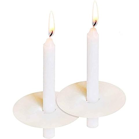 YIHANG Church Service Memorial Vigil Ceremony Unscented White Candles, Box of 200, 1/2 x 5 Inch Cover