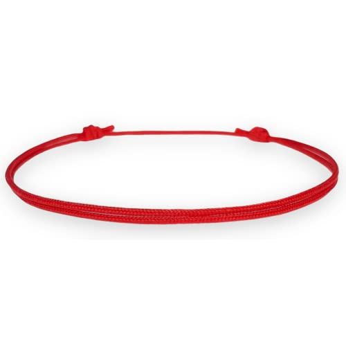 (2-Pack) Red String Bracelets - Bulk Pack Of 2 Nylon Red Cord Bracelet Adjustable Wristbands To Symbolize, Kabbalah Red Knot String Bracelet Amulet For Protection, Evil Eye And Good Luck For Friendship Gifts Jewelry Accessories Girl Women Men Unisex #TOP5