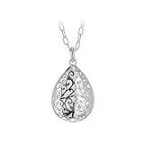 Tuscany Silver 8.19.1947 Cadena con colgante de plata de ley (925/1000), sin gema, 61 cm de mujer