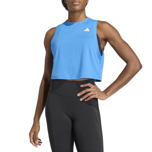 Image of adidas Womens Train Essentials Boxy Workout Tank Casual - Black