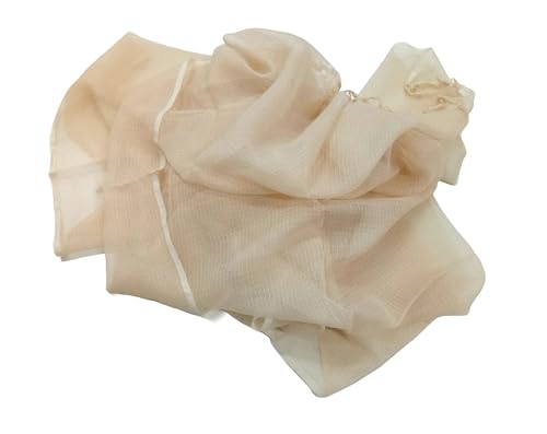Image of Women Kota Doria Cotton Plain Full Length Dupatta - Soft, Light Weight and Transparent