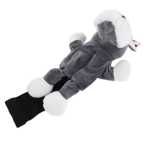 Couvre-chef de golf en peluche haut de gamme motif Schnauzer