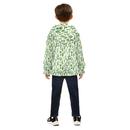 Cactus Boys Fleece Coat,Children's Zip-Up Hoodie Jacket,Baby Warm Fashion Outerwear 3-10T,A1133014