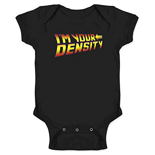 Funny Time Travel Quote Infant Bodysuit for Baby Boys and Girls Black 12M