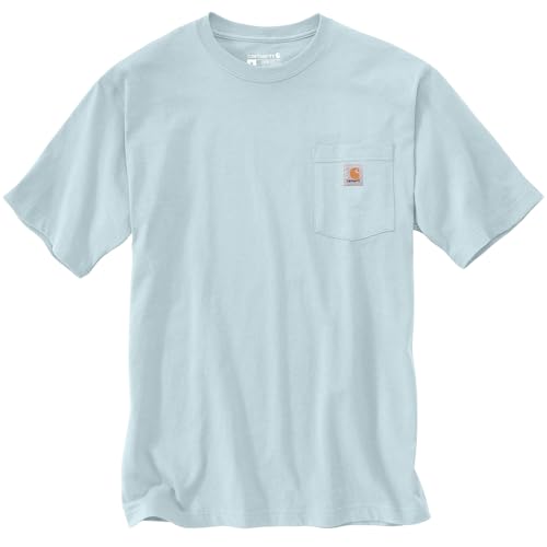 Carhartt Men's Iconic K87 Pocket T-Shirt, Early Fog, XX-Large