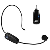 Micrófono inalámbrico UHF, micrófono inalámbrico recargable, altavoz 2 en 1 y micrófono inalámbrico de mano, amplificador para conferencias, enseñanza, escalera de viaje