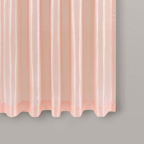 Lush Decor Circle Dream Window Curtains Panel Set for Living Dining Room, Bedroom (Pair), 54" W x 63" L, Blush - Image 3
