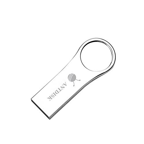 USB Storage 32GB Flash Drive AntDisk 3.0 Flash Drive Memory Stick Thumb Drive Jump Drive Zip Drive with Keyring Design (32GB-2)
