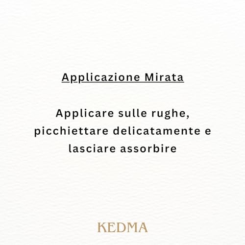 Kedma - Filler Istantaneo Rughe Con Platino E Acido Ialuronico - Effetto Levigante E Idratante - Per Tutti I Tipi Di Pelle - 10G - 8