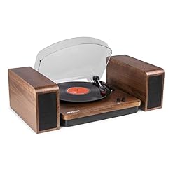 Fenton RP168W – Platine Vinyle avec Haut-parleurs en Bois – Marron, Tourne Disque, Platine Vinyle Bluetooth, Connexion… - Les Beatles, Paul McCartney, John Lennon, RIngo Starr, George Harrison Fenton RP168W - Platine Vinyle avec Haut-parleurs en Bois - Marron, Tourne Disque, Platine Vinyle Bluetooth, Connexion… – Image 2