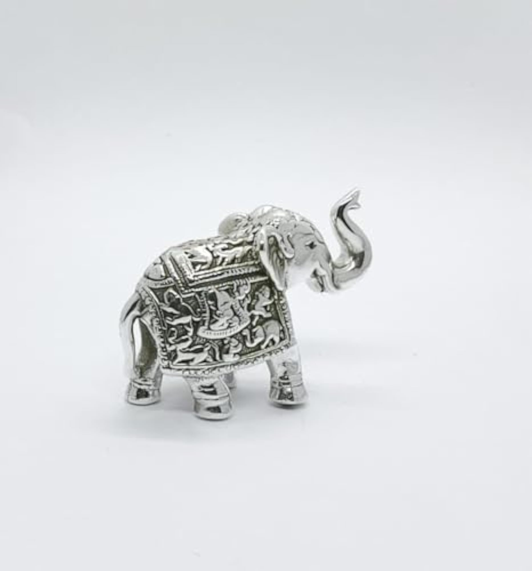 Silver Elephant Small Idol with Upper Soond