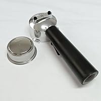 2 Set 51 mm bodenloser Kaffeefilter, wiederverwendbare Siebträger für Homix-Halter, 60 mm, 15–20 bar, für Espresso-Kaffeemaschinen – Ansicht 2