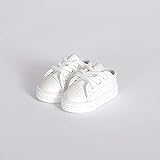 1/6 BJD SD Size Doll 30cm Body Shoes Canvas Sports Casual Shoes 1/6 YOSD Doll Shoes Doll Accessories (White)