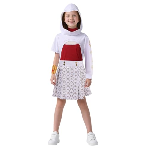 Disfraz niñas zombies 4 piezas con falda y pulsera miniatura 2
