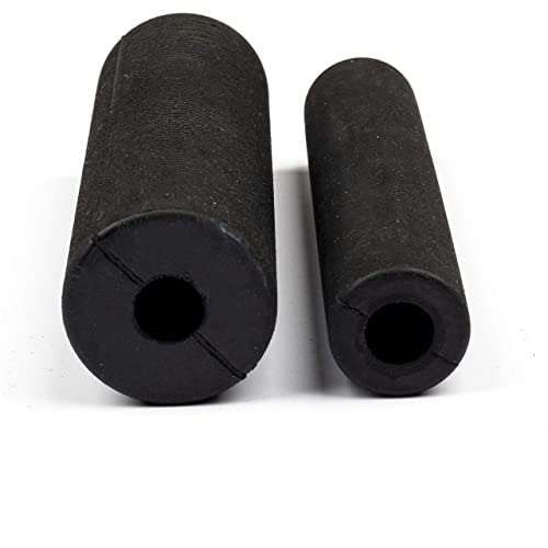 Portable Spindle Sander Hand-Held Rubber Sanding Drum for Drill 4-1/2" x 1-1/2" and 4-1/2" x 1"(Red)