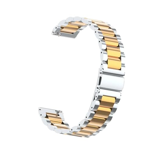 [XGYOMVB] Venu 3s�p18mm�X�g���b�v �X�e�����X�X�`�[�����X�g�o���h �X�}�[�g�����p���^���o���h 265s 255s�p(Silver-gold,Venu2s Venu3s)