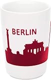 Dekor: Touch Kahla Touch! Five Senses Skyline Maxi-Becher 0,35 l Touch! Rosso Berlin Touch! rot Berlin