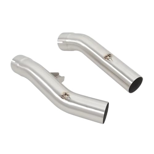 WKXTECZT Für Y&amaha FJR1300 FJR 1300 2001-2022 Schalldämpfer Slip On Motorrad Auspuff Mittellenker Rohr Motorrad Auspuffschalldämpfer
