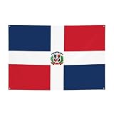 Cartel de fiesta de República Dominicana de 47 x 71 pulgadas, adecuado para Halloween, Navidad, fiestas, reuniones y otras pancartas de vacaciones