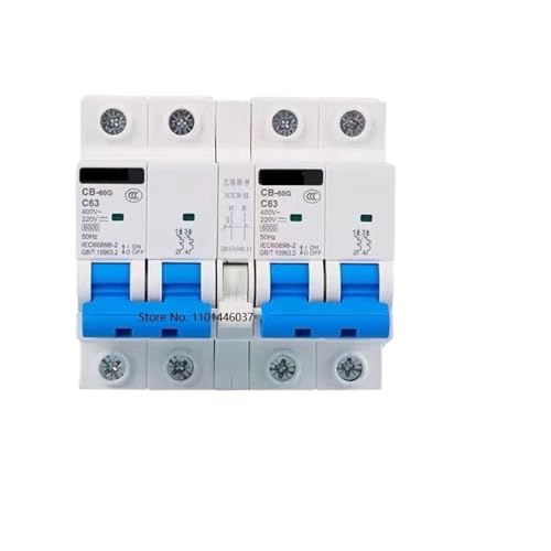 Disjoncteur MCB solaire double puissance CB-60G DC pour sécuriser le transfert de charge 63A