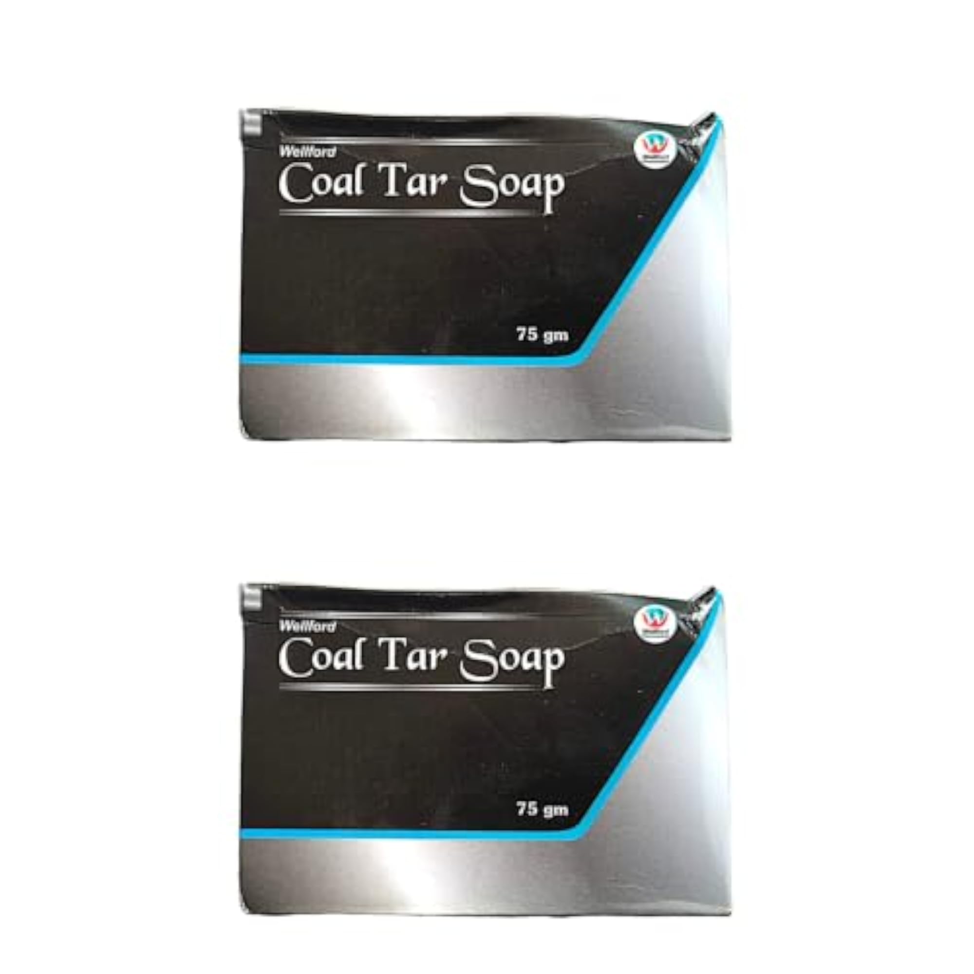 Coal Tar Soap for Glowing Skin, 75g Pack of 2