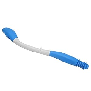 Toilet Aids Wiping Tools,15.7″ Comfort Long Reach Bottom Buddy Toilet Tissue Wiping Aid with Foldable Handle for Dry Or Wet Tissue for Limited Mobility,Elderly,Pregnancy,Disabled,Arthritis