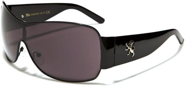 Designer Men's Large Retro Vintage Wrap Sunglasses