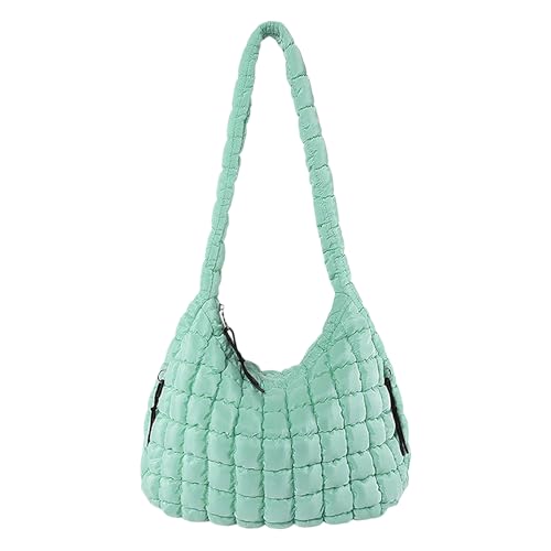 Bolsa Puffer Tote para Mujer con Diseño de Nube y Textura Acolchada miniatura 1
