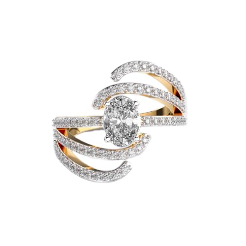 Bague en argent 925 et moissanite : le cadeau de luxe fait main pour femme
