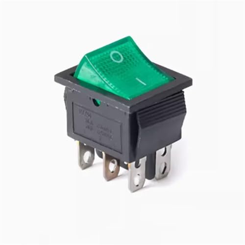 Evita sobrecalentamientos con interruptor KCD4 6 pines 16A para equipos de alta potencia