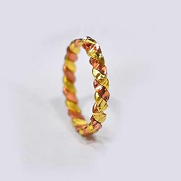 Sambhav Online Store handmade pure enerzised astadhatu fashion ring for unisex Copper, Bronze,Brass, iron (2 cms round) non adjustable