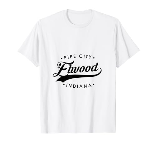 Elwood Indiana Pipe City Retro Logo Homme Femme T-Shirt