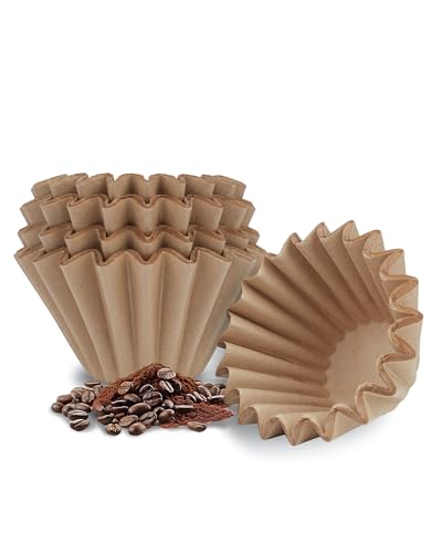 Disposable Small Coffee Filters,100PCS Unbleached Basket Coffee Paper Filter for Ninja Pods...