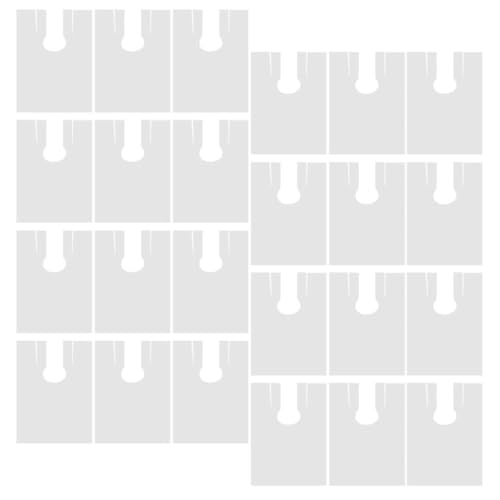 Capa de peluquería impermeable 60x90 cm blanca 100 piezas