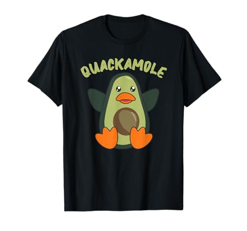 Quackamole Aguacate Dulce Pato Pun Aguacates Camiseta