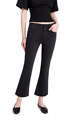 FRAME Women's Le Cropped Mini Boot Raw Edge Jeans