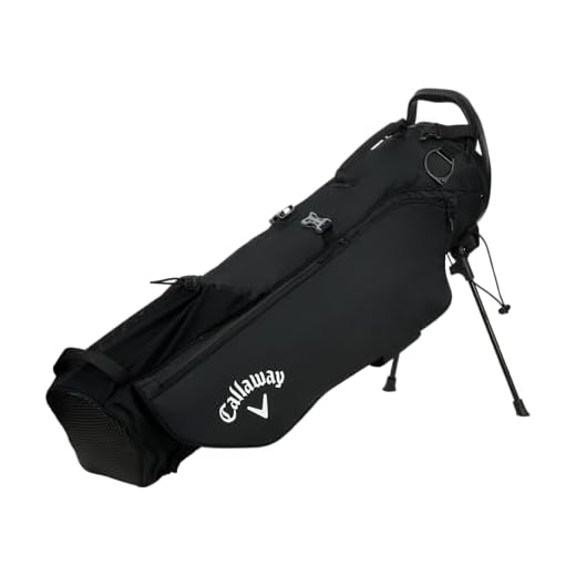 Callaway Golf Carry Plus Lightweight Pencil Bag 2025, Black
