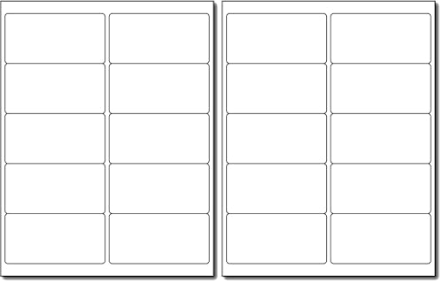 White Mailing Labels 2