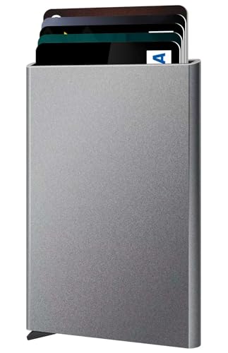 Image of FurArt Slim Minimalist Wallet RFID Credit Card Holder for Men | slim minimalist compact rfid id window thin