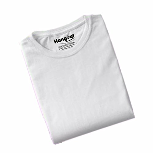 Image of Hangout Hub Men's Round Neck T-Shirt I Am Her King - GC (White;X-Large (42) ;) Pack of 1 Couple T Shirts