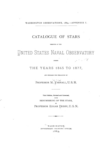 Catalogue of Stars Observed at the United States Naval Observatory
