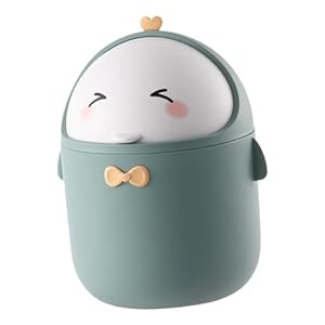 TIDTALEO Niedlicher Cartoon Mini Papierkorb