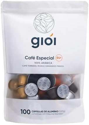 Gioi Café Especial, 100% Arábica, Cápsulas Compatíveis com Nespre...