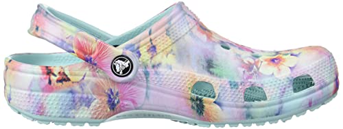 Crocs Unisex- Adult Classic Printed Floral Clogs, Watercolor Floral, 15 Women/13 Men #TOP7