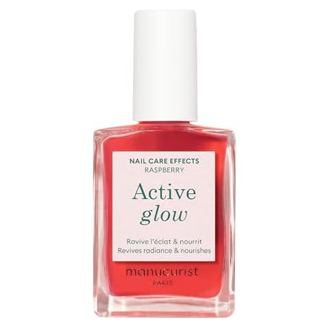 Manucurist Active Glow Raspberry Colour-Care Nail Polish Cover
