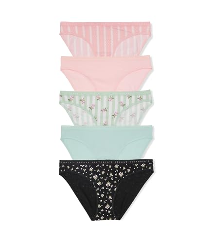 Image of Victoria's Secret Women's Cotton Bikini Underwear, Moderate Coverage Panties for Women, Multi Pack (XS-XXL)