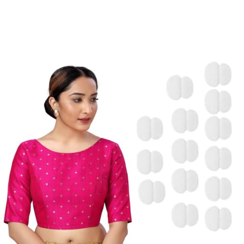 Image of Studio Shringaar Women Cotton Silk Silky Brocade Readymade Elbow Length Sleeves Saree Blouse Choli