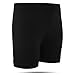 Ideal Uniform 2-Pack Bike Shorts for Girls, Soft Stretch Under Shorts, Cotton Blend Girls' Biker Shorts, Small, Black